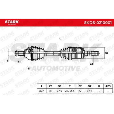 Drive Shaft Stark SKDS-0210001 SKDS-0210001 - photo 10