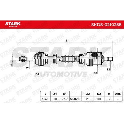 Drive Shaft Stark SKDS-0210258 SKDS-0210258 - photo 6