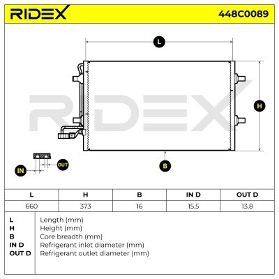 A/C condenser 448C0089 - photo 8