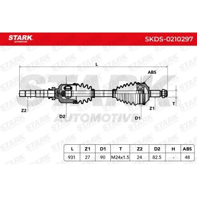 Drive Shaft Stark SKDS-0210297 SKDS-0210297 - photo 7