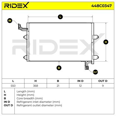 A/C condenser 448C0347 - photo 6
