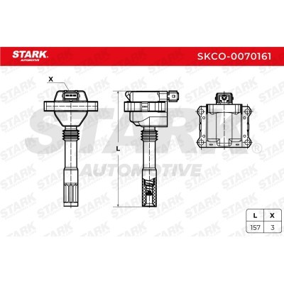 Ignition Coil Stark SKCO-0070161 SKCO-0070161 - photo 2