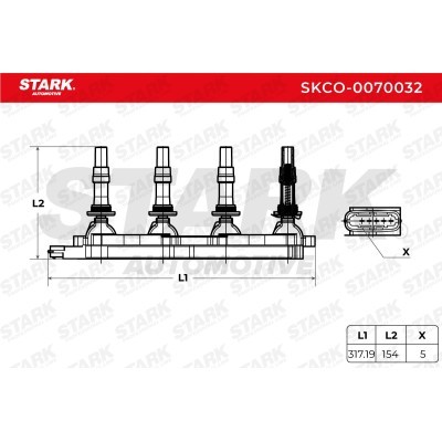 Ignition Coil Stark SKCO-0070032 SKCO-0070032 - photo 4