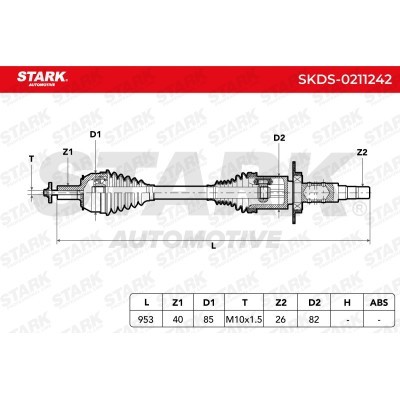 Drive Shaft Stark SKDS-0211242 SKDS-0211242 - photo 3