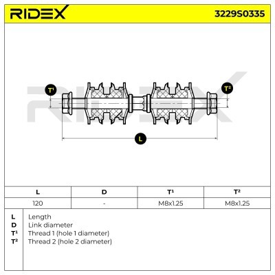 Stabilizer Link RIDEX 3229S0335 3229S0335 - photo 5