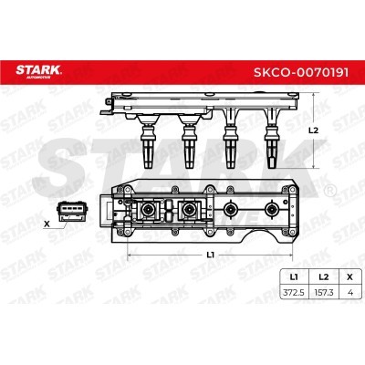 Ignition Coil Stark SKCO-0070191 SKCO-0070191 - photo 4