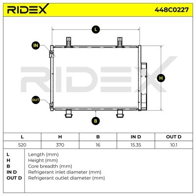 A/C condenser 448C0227 - photo 6