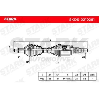 Drive Shaft Stark SKDS-0210281 SKDS-0210281 - photo 8