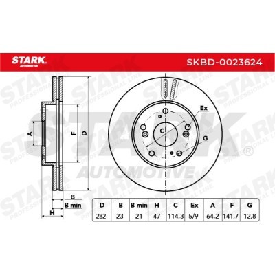 Brake Disc Stark SKBD-0023624 SKBD-0023624 - photo 4