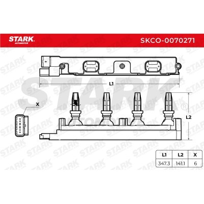 Ignition Coil Stark SKCO-0070271 SKCO-0070271 - photo 6