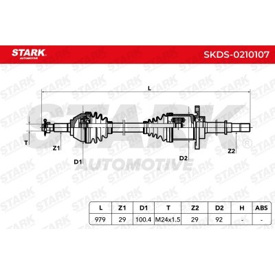 Drive Shaft Stark SKDS-0210107 SKDS-0210107 - photo 6