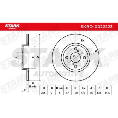 Brake Disc Stark SKBD-0022223 SKBD-0022223 - photo 5