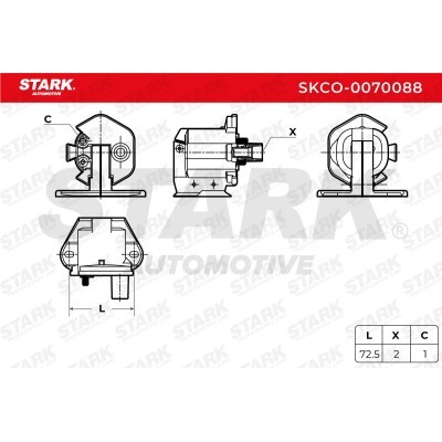Ignition Coil Stark SKCO-0070088 SKCO-0070088 - photo 5