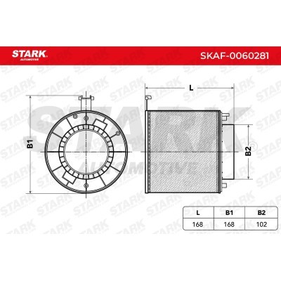 Air Filter Stark SKAF-0060281 SKAF-0060281 - photo 3