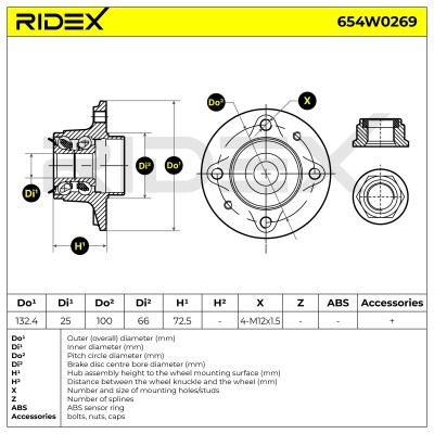 Wheel Bearing RIDEX 654W0269 654W0269 - photo 6