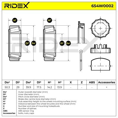 Wheel Bearing RIDEX 654W0002 654W0002 - photo 4