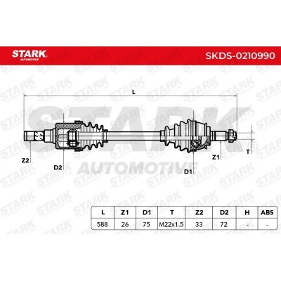 Drive Shaft Stark SKDS-0210990 SKDS-0210990 - photo 7