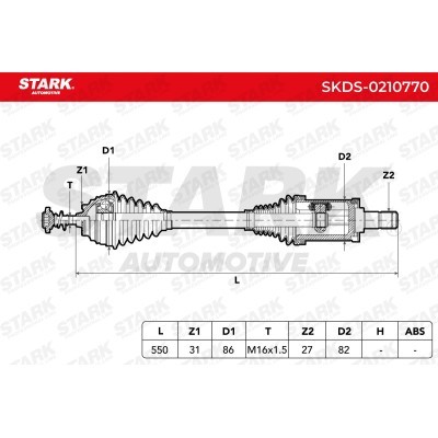 Drive Shaft Stark SKDS-0210770 SKDS-0210770 - photo 6