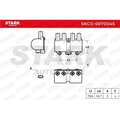 Ignition Coil Stark SKCO-0070045 SKCO-0070045 - photo 4