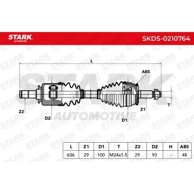 Drive Shaft Stark SKDS-0210764 SKDS-0210764 - photo 5