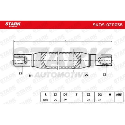 Drive Shaft Stark SKDS-0211038 SKDS-0211038 - photo 7