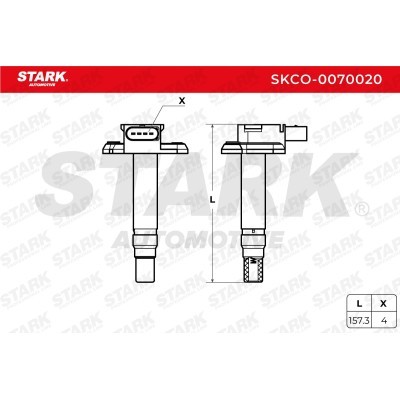 Ignition Coil Stark SKCO-0070020 SKCO-0070020 - photo 4
