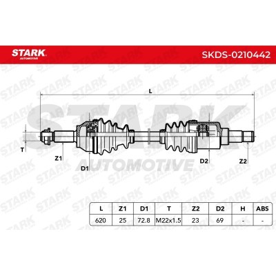 Drive Shaft Stark SKDS-0210442 SKDS-0210442 - photo 7