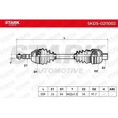Drive Shaft Stark SKDS-0211002 SKDS-0211002 - photo 12