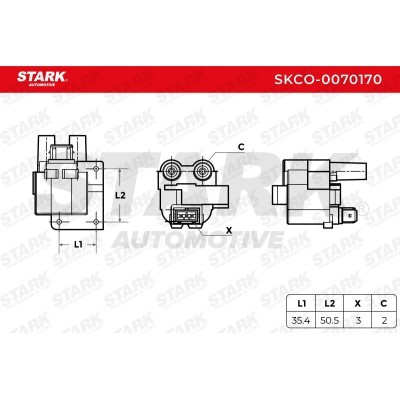 Ignition Coil Stark SKCO-0070170 SKCO-0070170 - photo 4