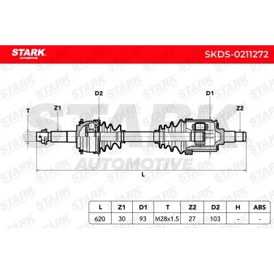 Drive Shaft Stark SKDS-0211272 SKDS-0211272 - photo 3