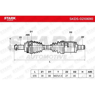 Drive Shaft Stark SKDS-0210690 SKDS-0210690 - photo 7