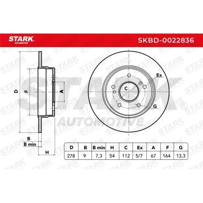 Brake Disc Stark SKBD-0022836 SKBD-0022836 - photo 4