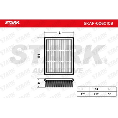 Air Filter Stark SKAF-0060108 SKAF-0060108 - photo 4