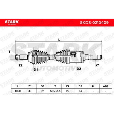 Drive Shaft Stark SKDS-0210409 SKDS-0210409 - photo 8