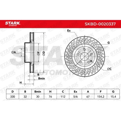 Brake Disc Stark SKBD-0020337 SKBD-0020337 - photo 4