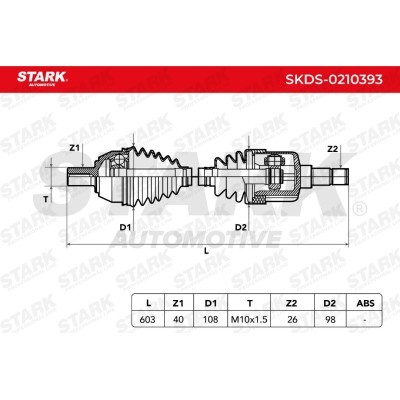 Drive Shaft Stark SKDS-0210393 SKDS-0210393 - photo 6