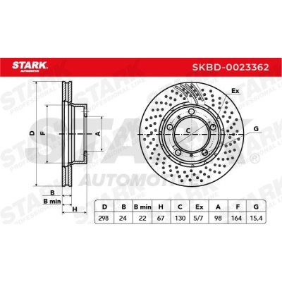 Brake Disc Stark SKBD-0023362 SKBD-0023362 - photo 4