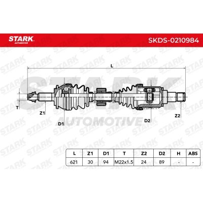 Drive Shaft Stark SKDS-0210984 SKDS-0210984 - photo 7