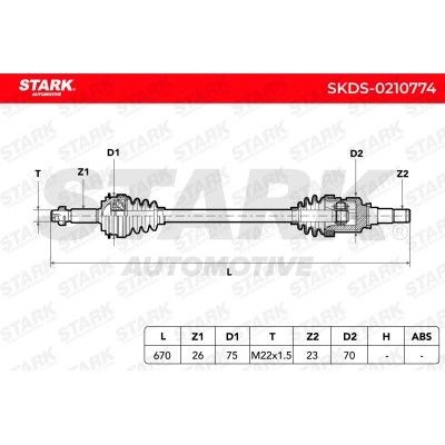 Drive Shaft Stark SKDS-0210774 SKDS-0210774 - photo 7