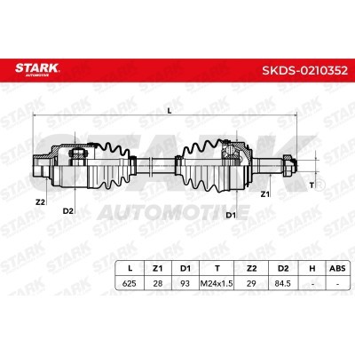 Drive Shaft Stark SKDS-0210352 SKDS-0210352 - photo 8