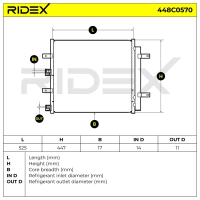 A/C condenser 448C0570 - photo 6