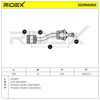 Stabilizer Link RIDEX 3229S0302 3229S0302 - photo 5