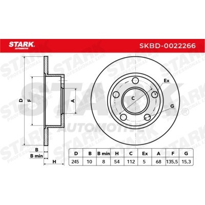 Brake Disc Stark SKBD-0022266 SKBD-0022266 - photo 7