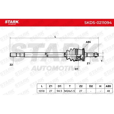 Drive Shaft Stark SKDS-0211094 SKDS-0211094 - photo 7