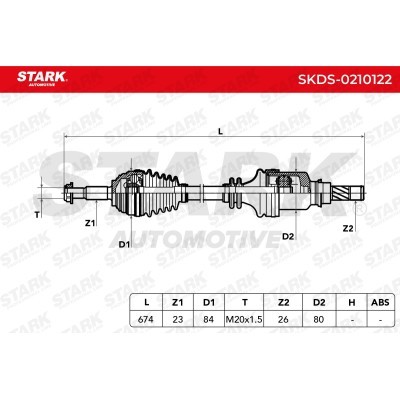 Drive Shaft Stark SKDS-0210122 SKDS-0210122 - photo 8