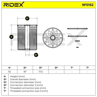 Fuel Filter RIDEX 9F0152 9F0152 - photo 5