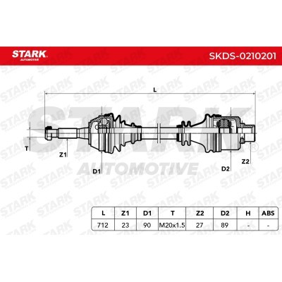Drive Shaft Stark SKDS-0210201 SKDS-0210201 - photo 5