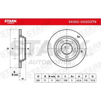 Brake Disc Stark SKBD-0020379 SKBD-0020379 - photo 5