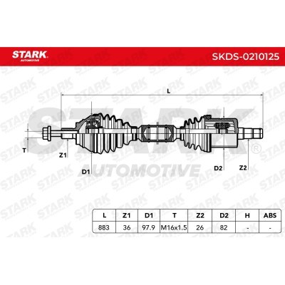 Drive Shaft Stark SKDS-0210125 SKDS-0210125 - photo 6