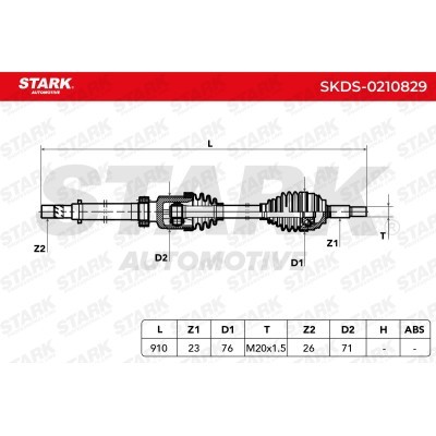 Drive Shaft Stark SKDS-0210829 SKDS-0210829 - photo 14